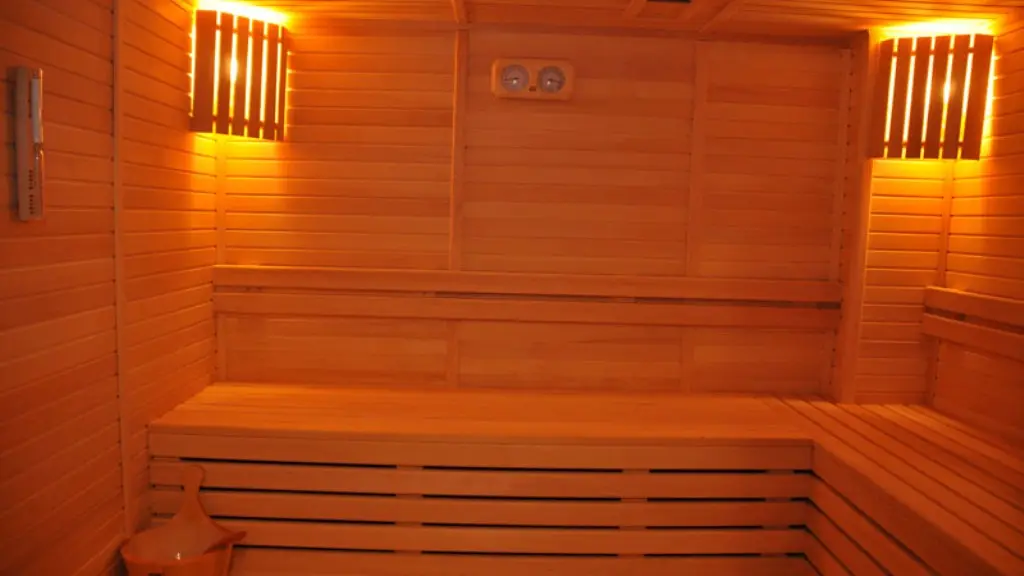 Relaxing sauna
